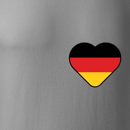 Germany love prso - Nemecká vlajka