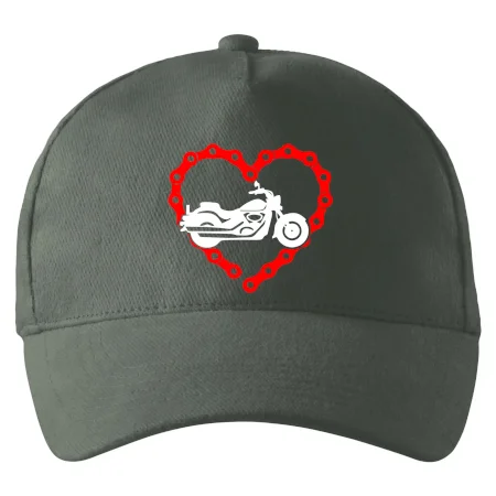Moto srdce reťaz - chopper