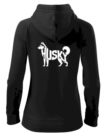 Husky nápis v tele
