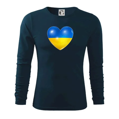 Ukrajina srdce vlajka
