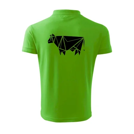 Origami krava z boku