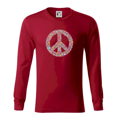 Peace symbol lístočky