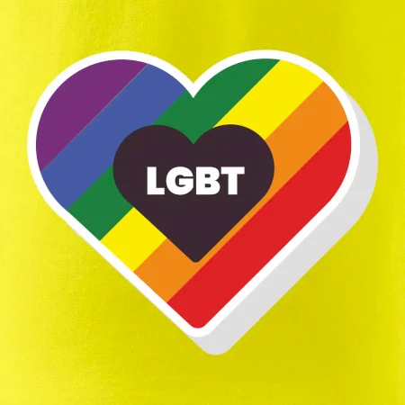 LGBT srdce dúhové