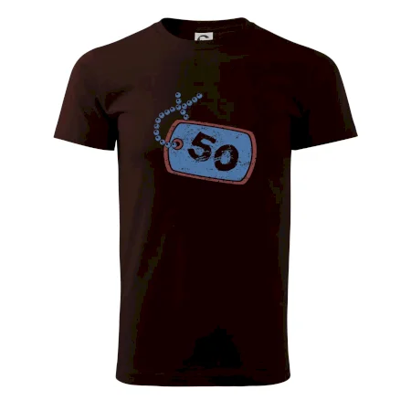 50 na krku štítok