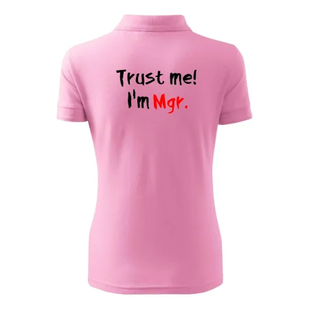 Trust me I´m  Mgr. / Ver mi som Magister.