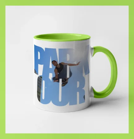 Parkour nápis nebo