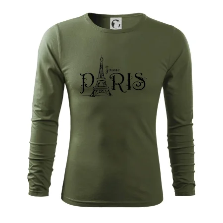 Paris nápis Eiffelovka rovný