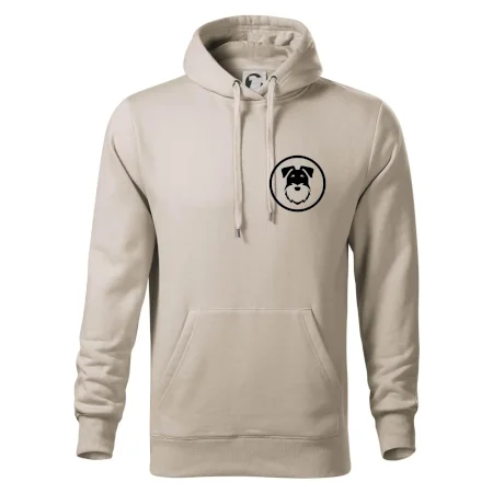 Bradáč v koliesku na prsníku