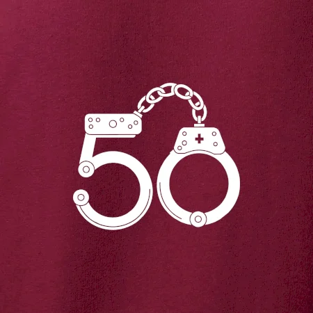 Narodeninové tričko pre policajta - putá 50