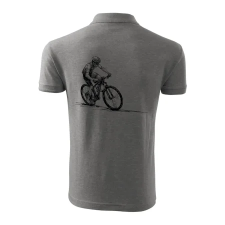 MTB kreslený cyklista