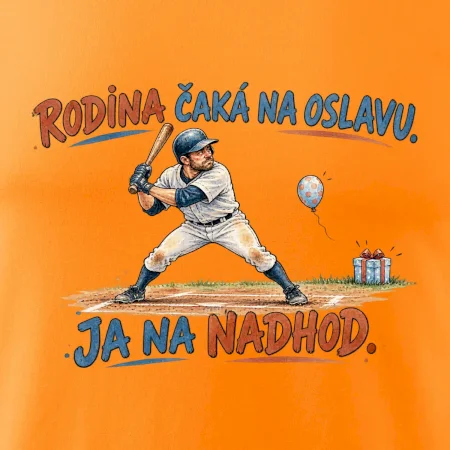 Rodina čaká na oslavu ja na nadhod