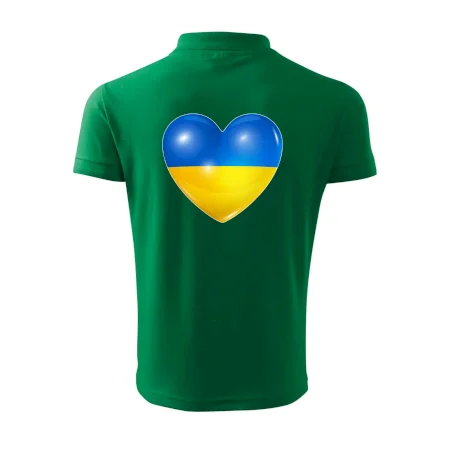 Ukrajina srdce vlajka