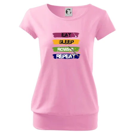 Eat sleep rowing repeat farebné
