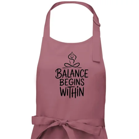 Balance begins within nápis