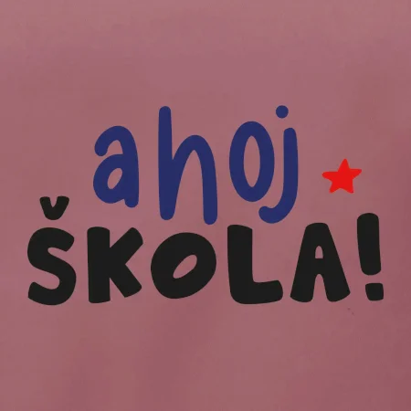 Ahoj škola farebné