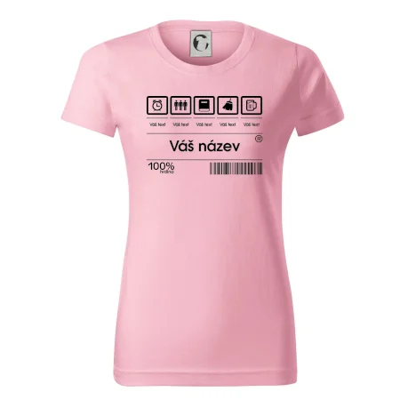 Čárový kód - Vlastní text