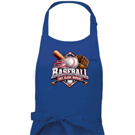 Baseballová pálka s rukavicou eat sleep repeat