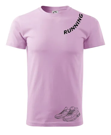 Running nápis šikmo