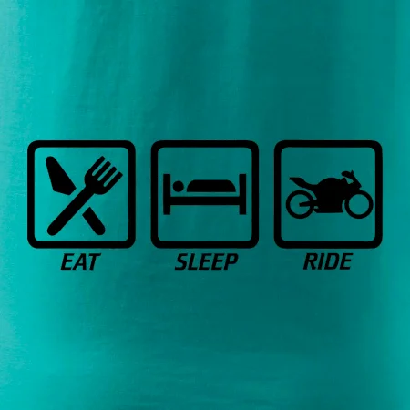Eat sleep ride - cesta