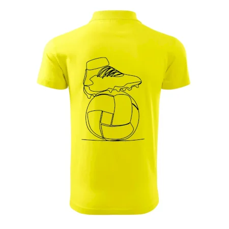 Futbalová lopta kopačka jedným ťahom