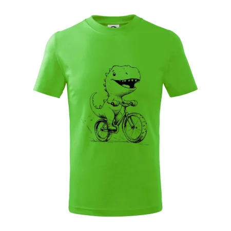 Roztomilý Dinosaurus na bicykli