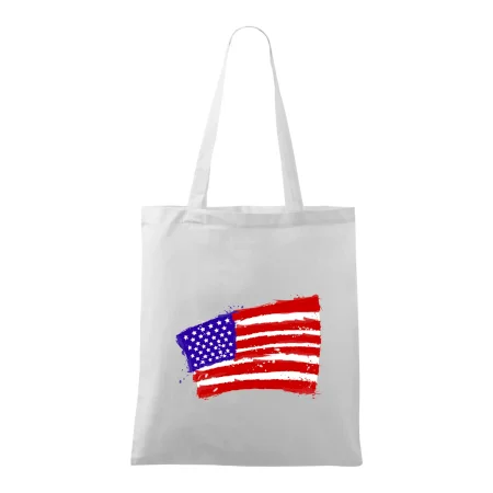 Americká vlajka ohnutá