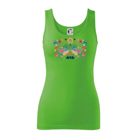 Folklór - dva farebné vtáčiky