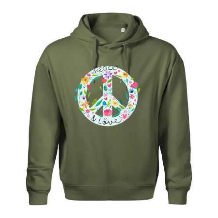 Peace and love symbol
