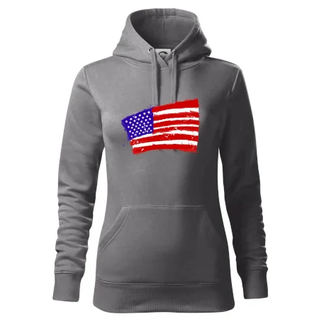 Americká vlajka ohnutá