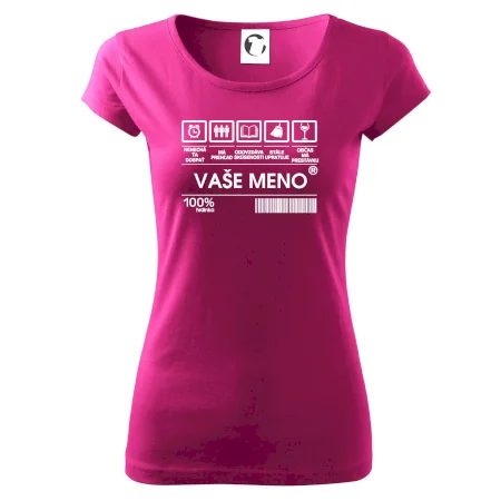 Vaše meno - čiarový kód