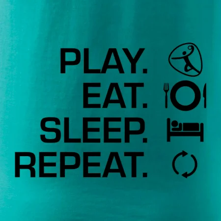 Play Eat Sleep Repeat hádzaná