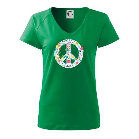 Peace and love symbol