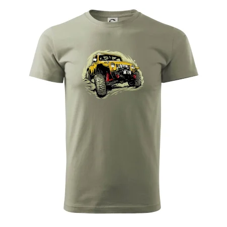 Žltý offroad s navijakom