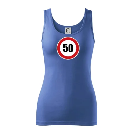 Dopravná značka - obmedzenie rýchlosti 50