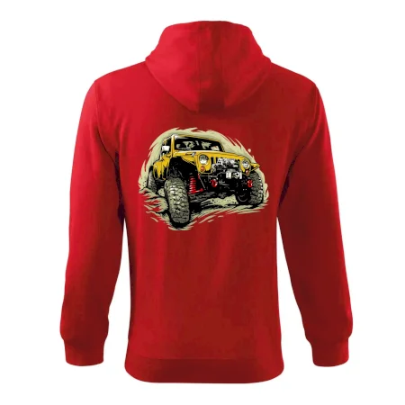 Žltý offroad s navijakom