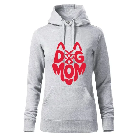 Dog mom nápis v hlavě