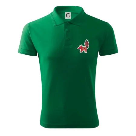 Folklór na prsníku líška