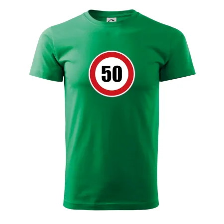 Dopravná značka - obmedzenie rýchlosti 50