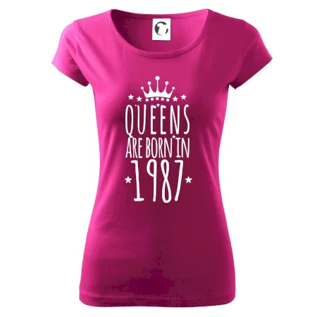 Queens are born in 1987
