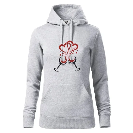 Víno je láska okrúhle poháre