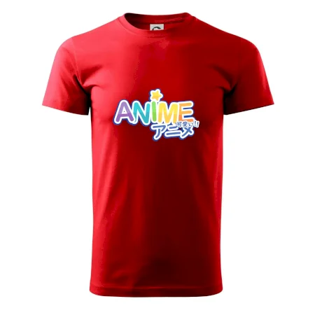 Anime nápis dúhový