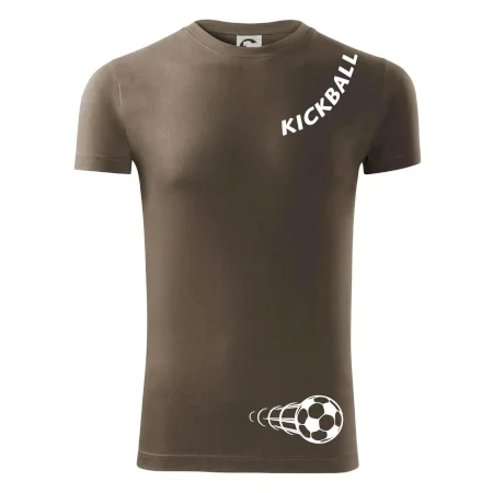 Kickball nápis šikmo