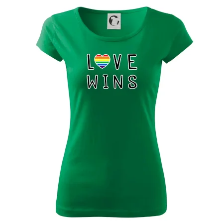 Love wins nápis