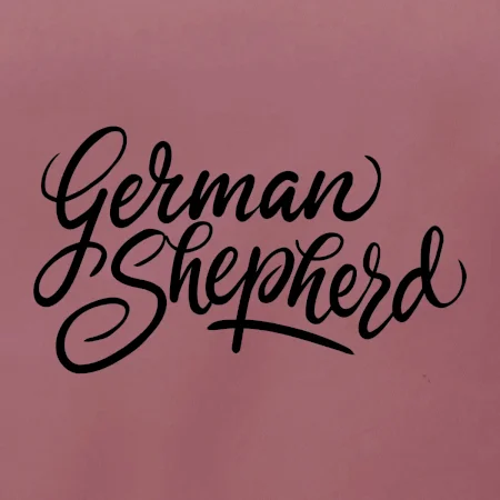 German shepherd - nápis okrasny - nápis okrasný