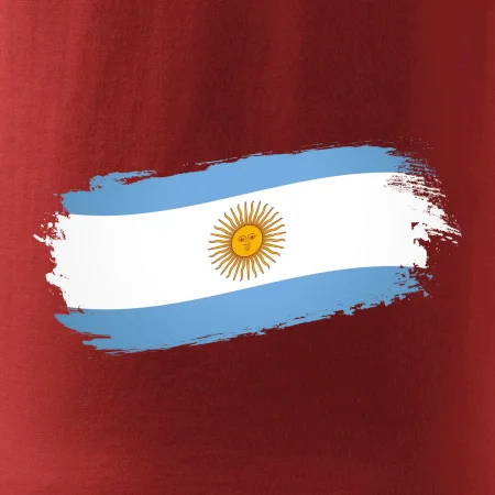 Argentína vlajka obhrýzaná