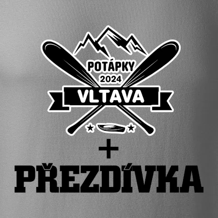 K vode - pádla hory (vlastný nápis)