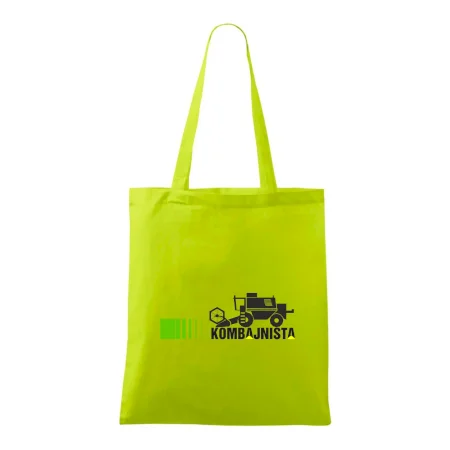 Kombajnista zelená a žltá