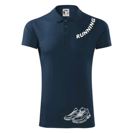 Running nápis šikmo