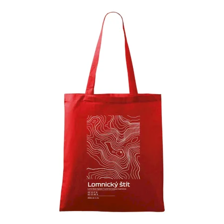 Lomnický štít - vrstevnice v obdĺžniku