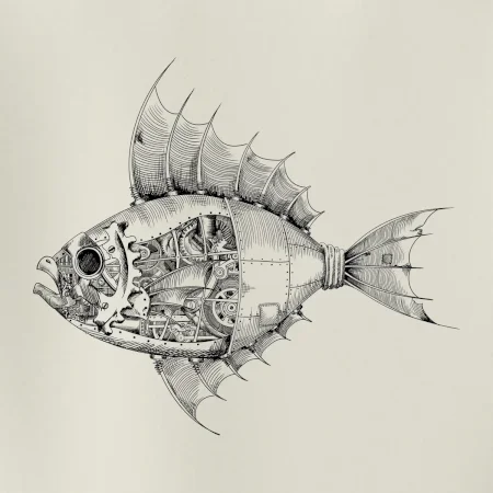 Steampunk ryba